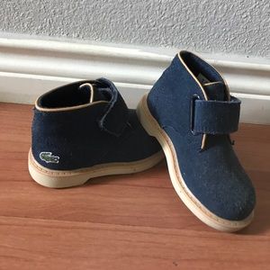 Little boys Lacoste Dress shoes.