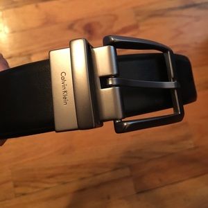 Calvin Klein leather belt -size 36