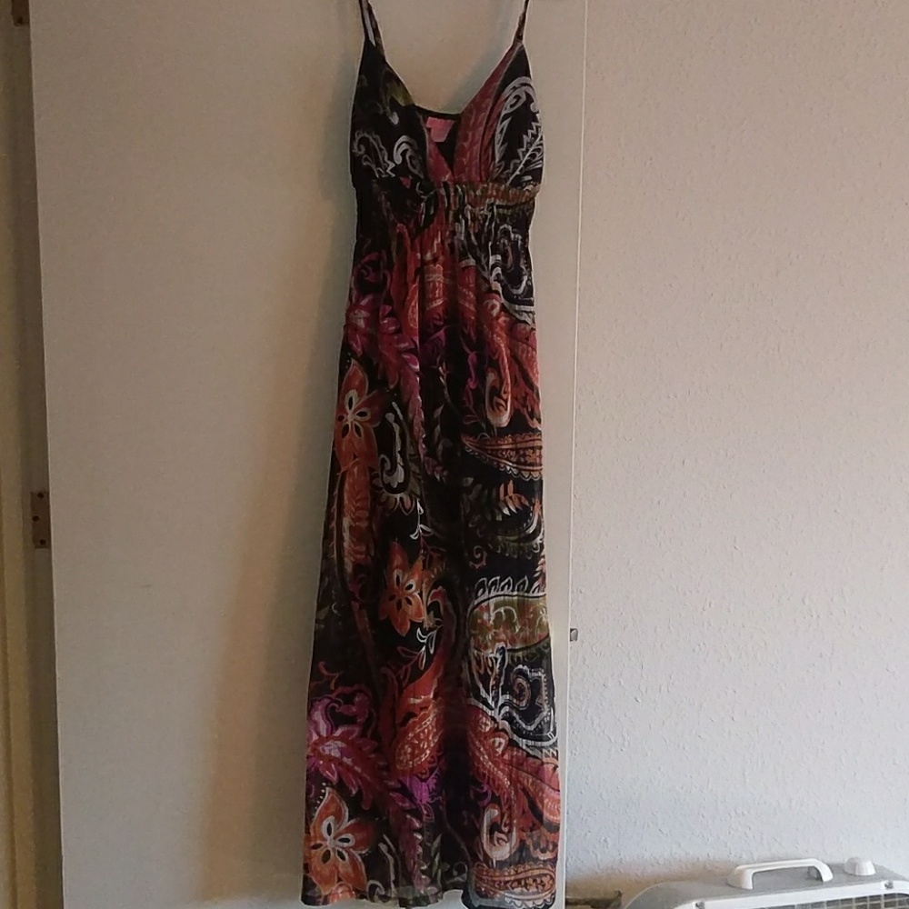 Maxi with spaghetti straps