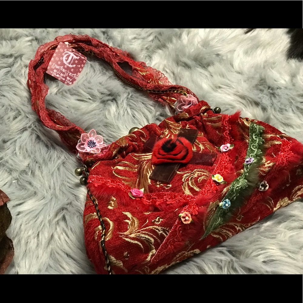 Nwt Victorian style handmade handbag