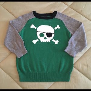 SOLD- Baby Gap Boy’s Skull and Crossbones Sweater