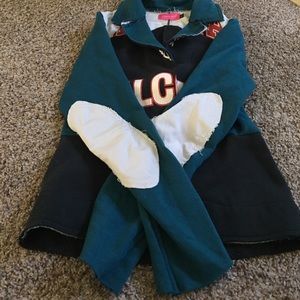 Preloved Reworked Vintage Sweatshirt Jacket