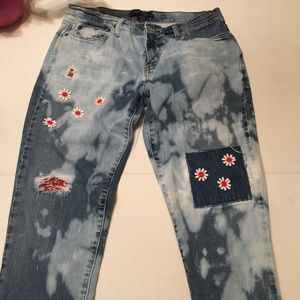 Handmade decorated Levi’s