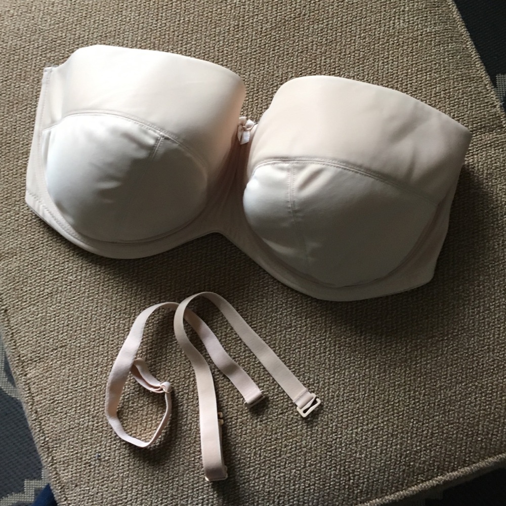 Nude strapless Panache bra