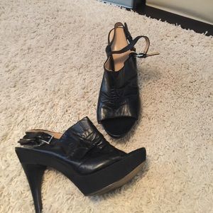 Black Nine West heels