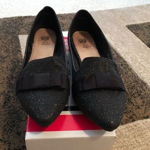 Black, Sparkly Loafers