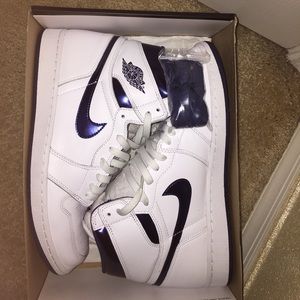 Jordan 1s Metallica Navy white size 12