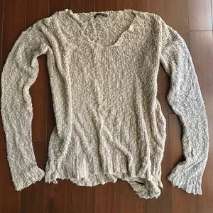 Oversized Knit Light Pink Sweater