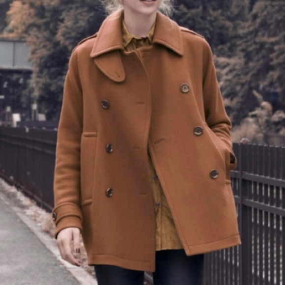 burberry women's wool cashmere pea coat