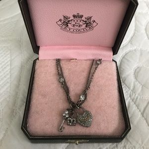 Authentic Juicy couture double strand necklace