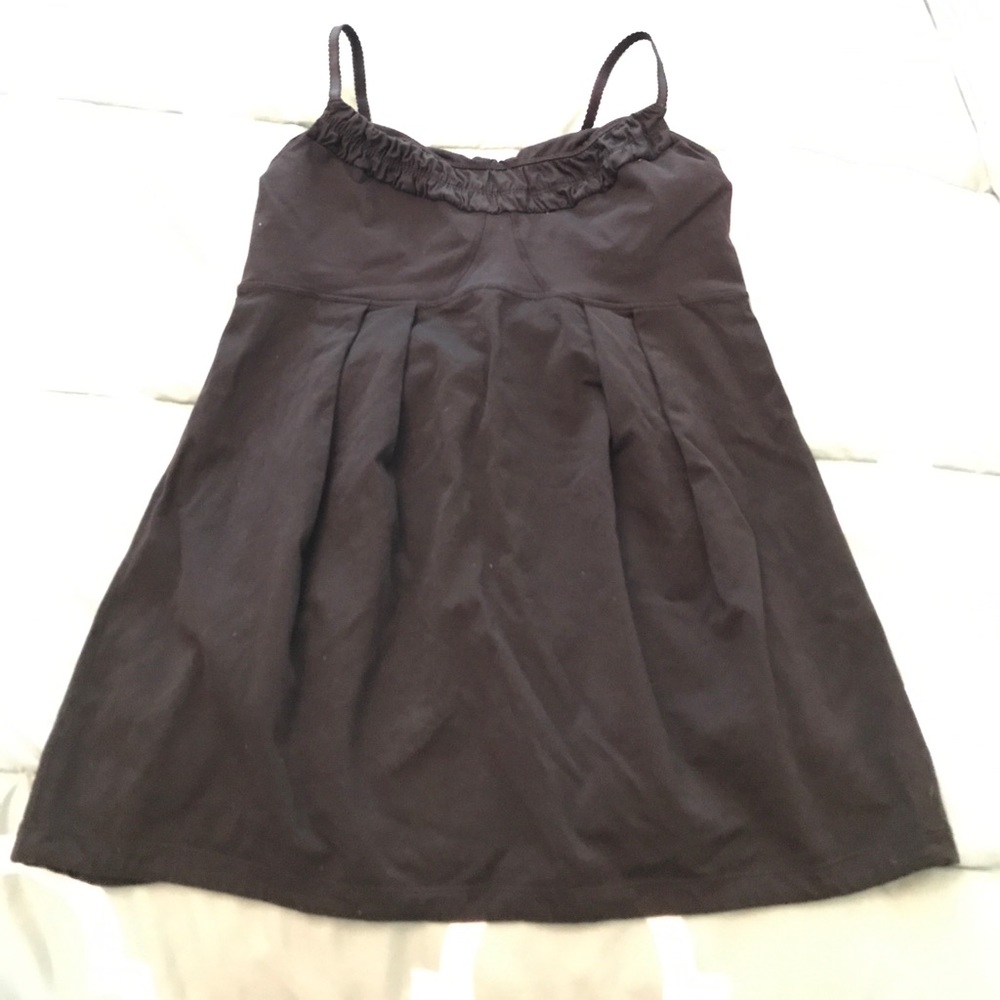 Lululemom Black Babydoll Tank Top