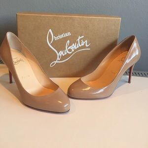 Authentic Christian Louboutin Dorissima 85 Patent