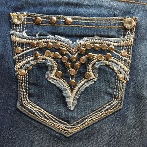 Crystal/beaded jeans by Grace in LA