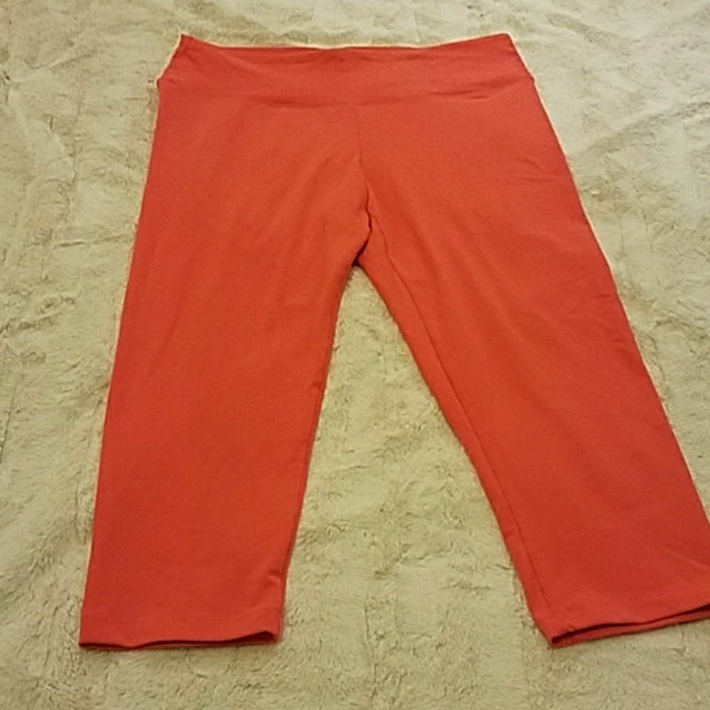 Marika Tec Orange athletic  pants EUC