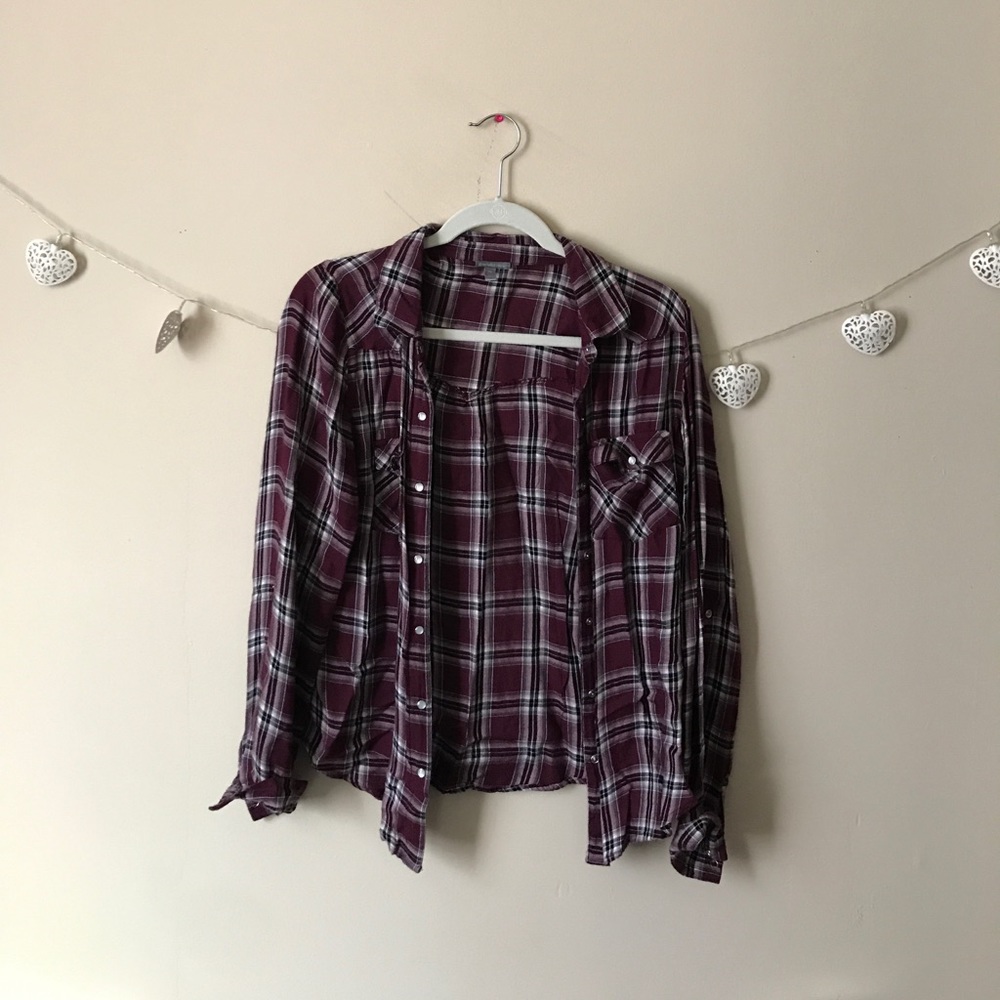 Maroon Flannel