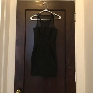 Black mini dress