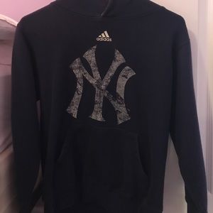 Adidas Yankee navy blue hoodie