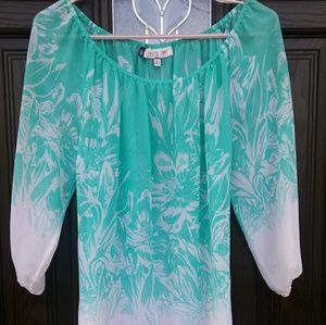 Jennifer Lopez Sheer Top with Tie