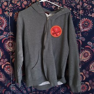 Diamond zip up hoodie