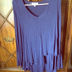 Jennifer Lopez asymmetrical sweater