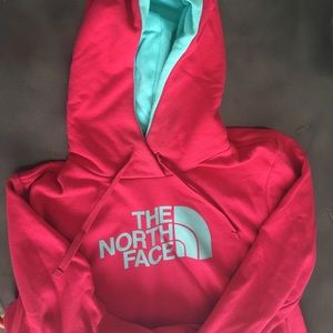 ❌SOLD❌ North face hoodie- pink and mint