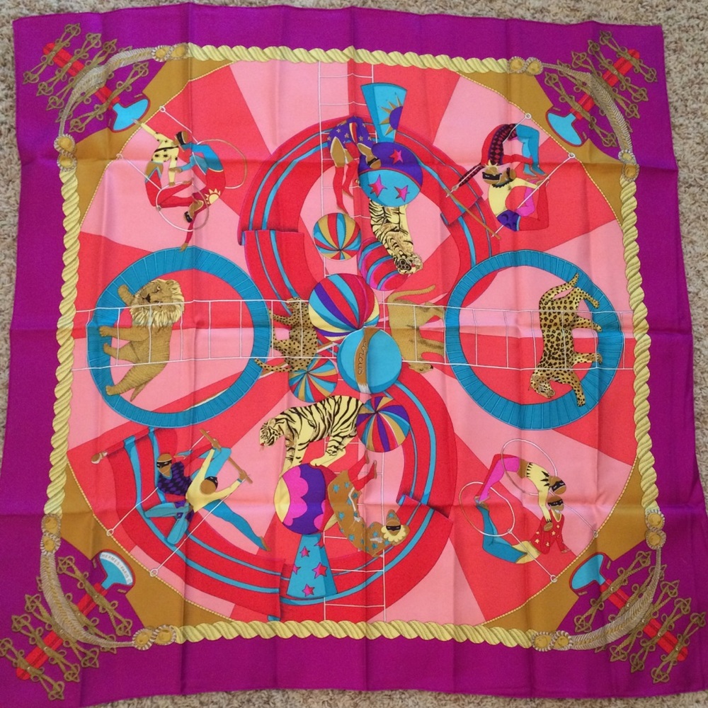 Hermès silk scarf-vintage