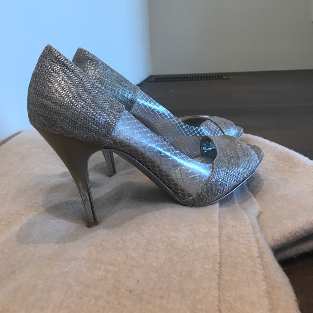 Stella McCartney silver heels