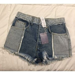 Carmar Denim High-rise Shorts
