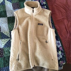 Cream colored Patagonia vest