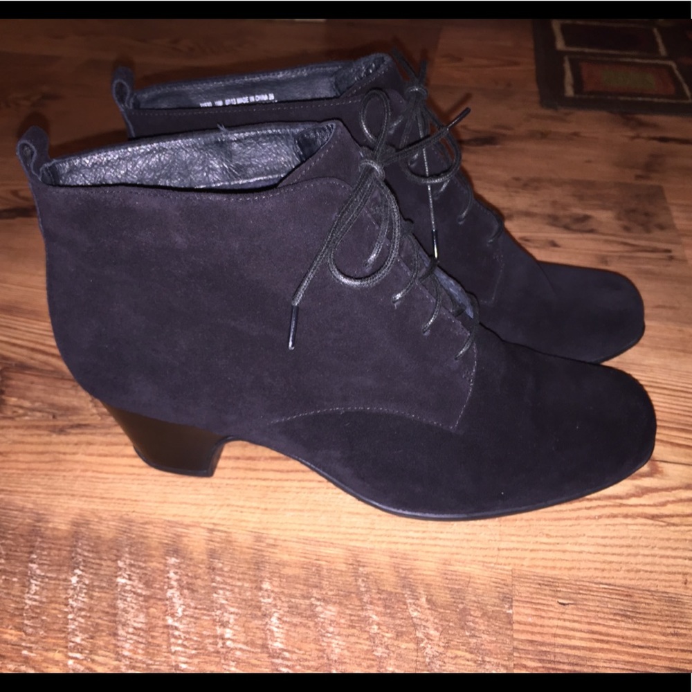 Clarks suede ankle boots