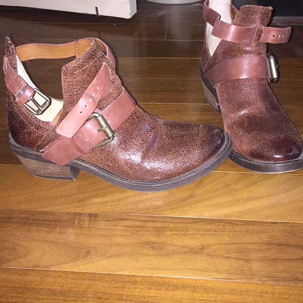Lucky Brand Brown Booties