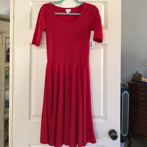 Brand new Lularoe red nicole dress