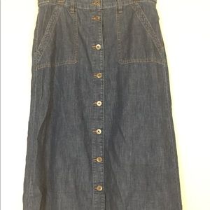 Ralph Lauren full length denim skirt