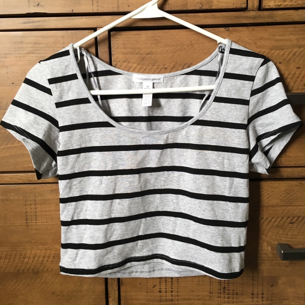 Striped Crop top