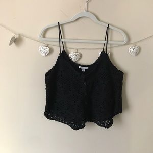 Crochet crop top