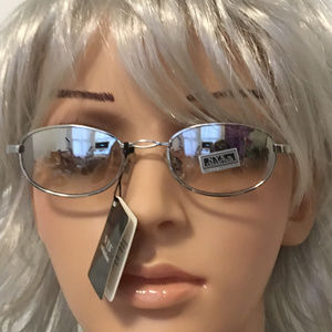 N.Y.S. Collection Silver Twisted Sunglasses NEW