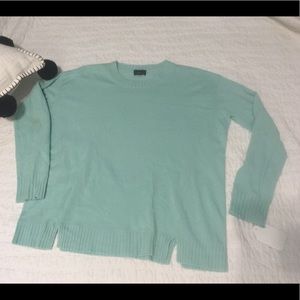 J Crew mint green cashmere sweater size small