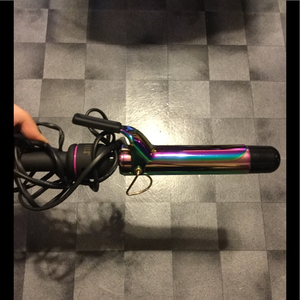 Hot tools rainbow gold curling iron