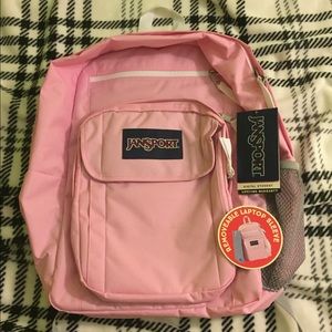 NWT Pink Jansport Digital Student Bookbag