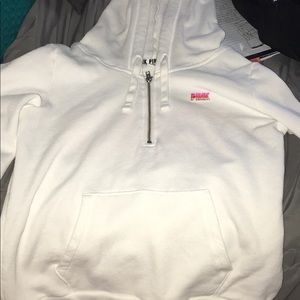 Pink half zip PINK sweater