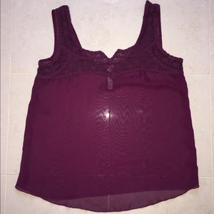 Aeropostale sheer tank top