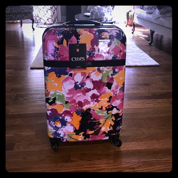 chaps floral luggage