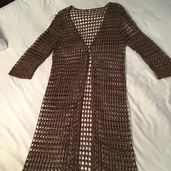 loose weave cardigan