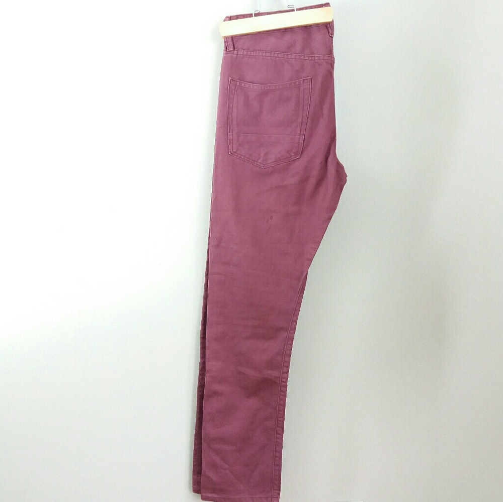 Scotch and Soda Men's Maroon Jeans