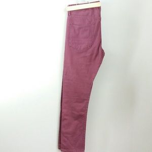 Scotch and Soda Men's Maroon Jeans
