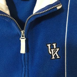 University of Kentucky fleece vest with pockets