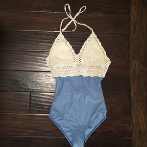 Crochet One-Piece Swimsuit