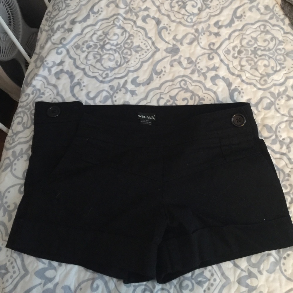 Black shorts