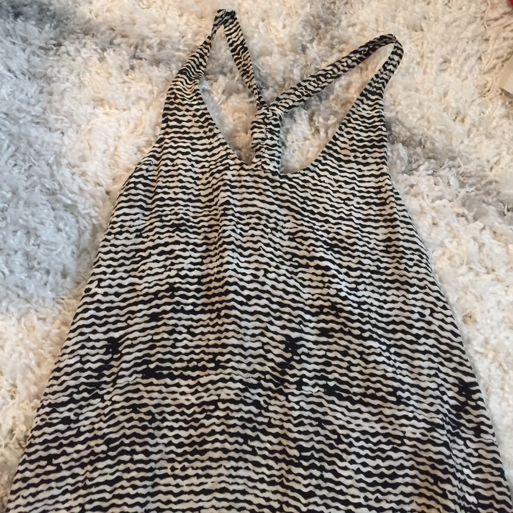 Joie XS Silk racerback tank top with knot detail
