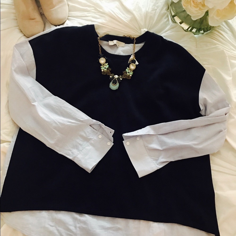 NWT LOFT Sweatshirt Blouse